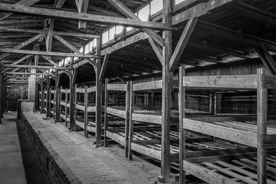 View of railroad station platform