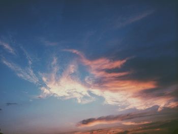 Scenic view of cloudy sky