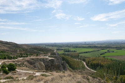 Scenic view of landscape against sky