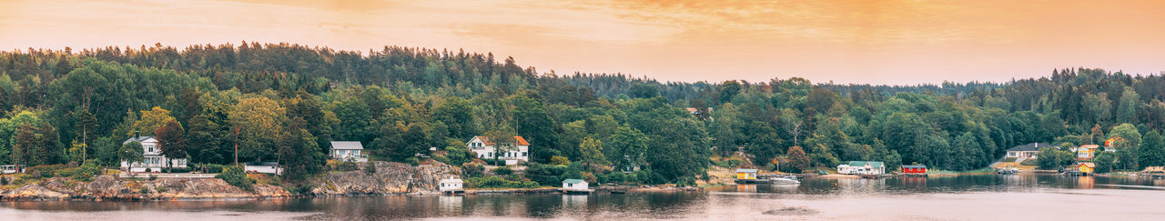 Scenic view of lake