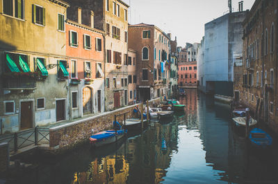 Boats in canal