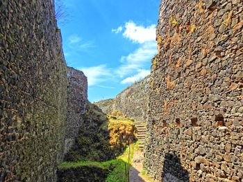 View of fort against sky