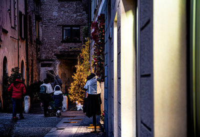 Street view  during christmas