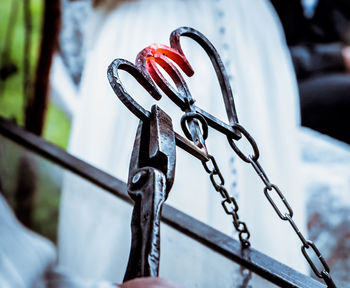 Close-up of chain