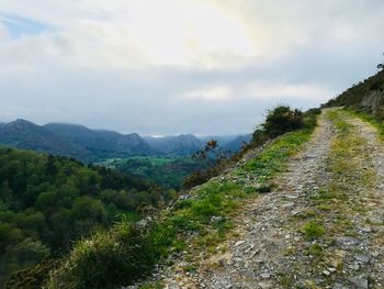 Scenic view of landscape against sky