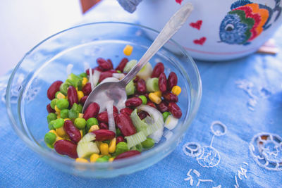 Close up of food in bowl