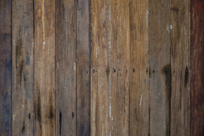 Full frame shot of weathered wooden wall