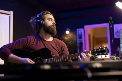 Man playing guitar