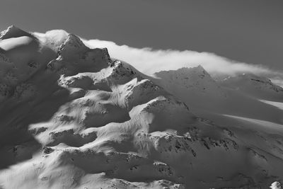 Elbrus mountains in the caucasus