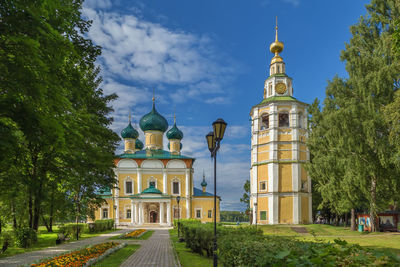 Transfiguration cathedral in uglich kremlin, russia