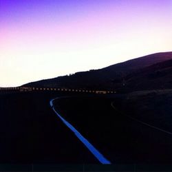 Road at night