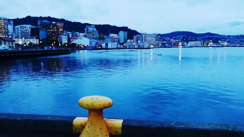 View of city at waterfront