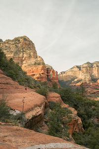 Incredible views from viewpoint above boynton canyon in sedona az.