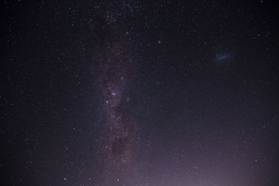 Low angle view of stars in sky