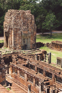 Old historical building in forest