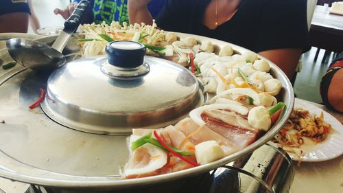 Close-up of food in plate