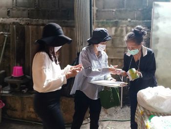 Group of people working