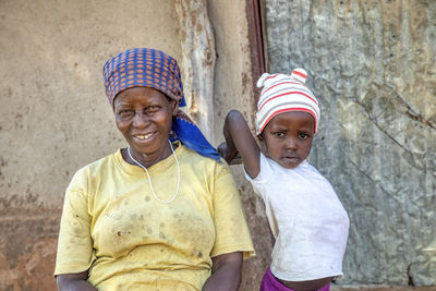 Portrait of a smiling boy