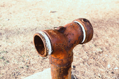 Close-up of fire hydrant