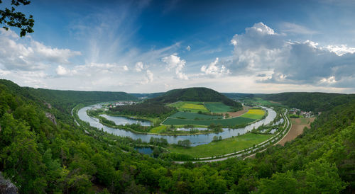 Panoramic view of landscape against sky