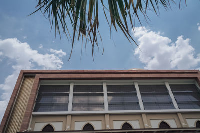 Low angle view of building against sky
