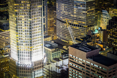 Low angle view of buildings in city