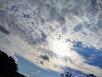 Low angle view of clouds in sky