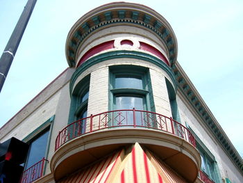 Low angle view of building against sky