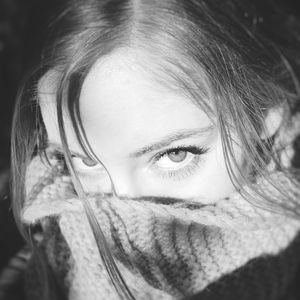 Portrait of young woman