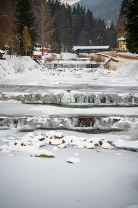 Snow covered landscape