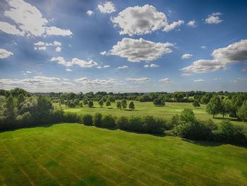 Scenic view against sky