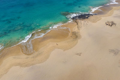 Aerial view of beach