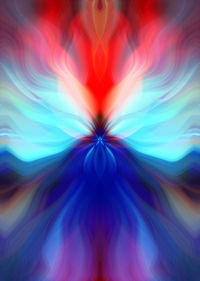 Full frame shot of multi colored light painting