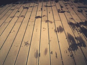 Full frame shot of wooden floor