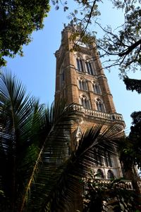 Low angle view of historic building