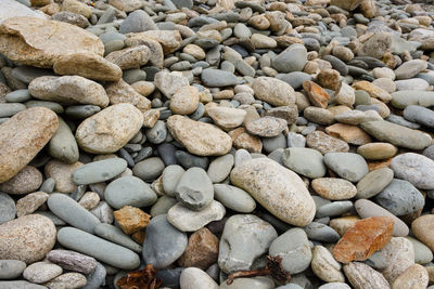 Full frame shot of pebbles