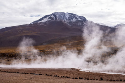 The el tatio geyser field, chile