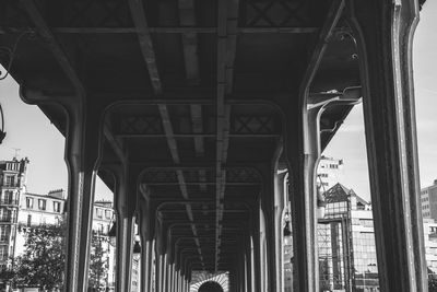 Low angle view of bridge