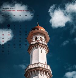 Low angle view of traditional building against sky