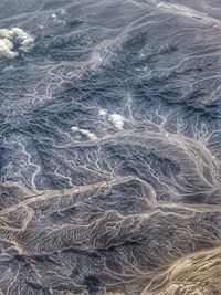 Full frame shot of water in winter