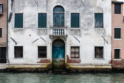 Facade of old building