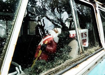 Woman on window