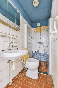 Interior of bathroom