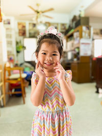 Portrait of a smiling girl
