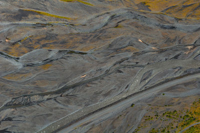 Full frame shot of rock formations