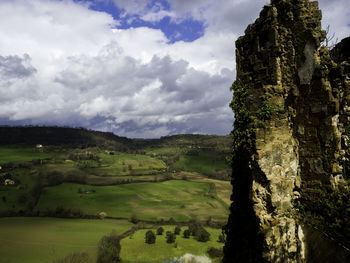 Scenic view of landscape against sky