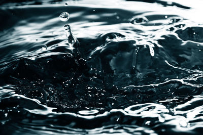 Close-up of water splashing