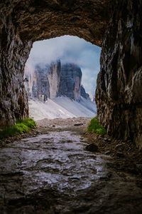 Scenic view of cave