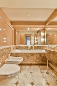 Interior of bathroom