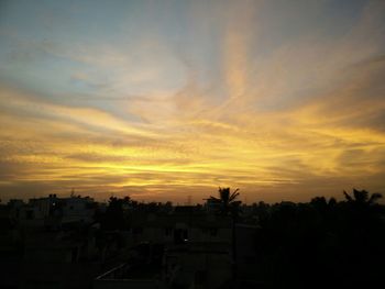 Scenic view of sky at sunset